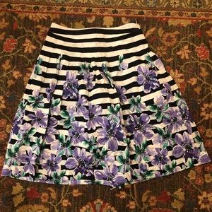 Talbots floral print skirt 2p petite